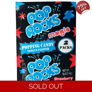 Pop Rocks Magic Strawberry Flavour Popping Candy 2 Packs 6g